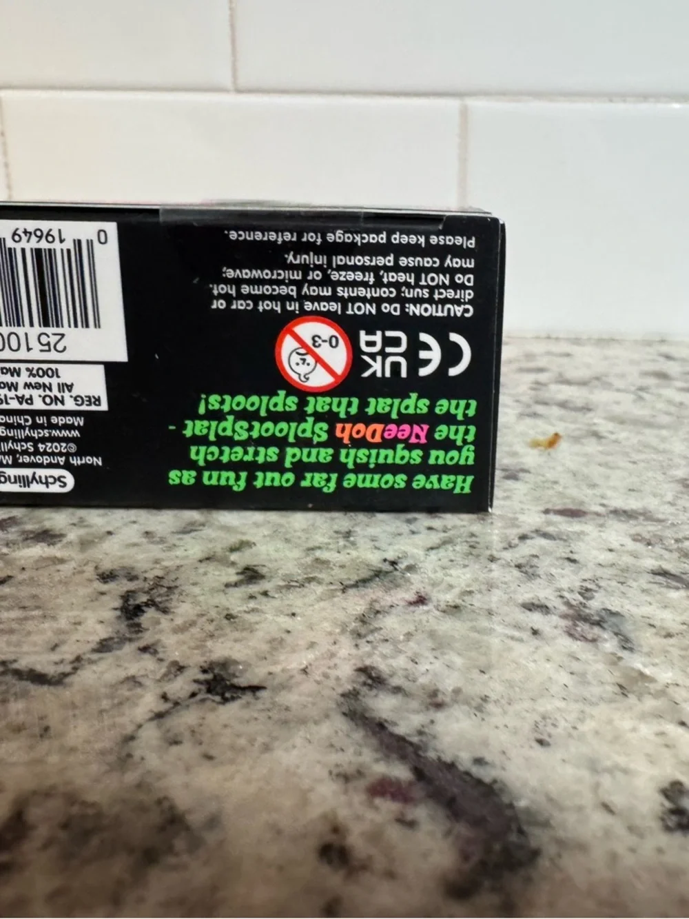 NeeDoh Sploot Splat Kids Toy - Green - Picture 4 of 4